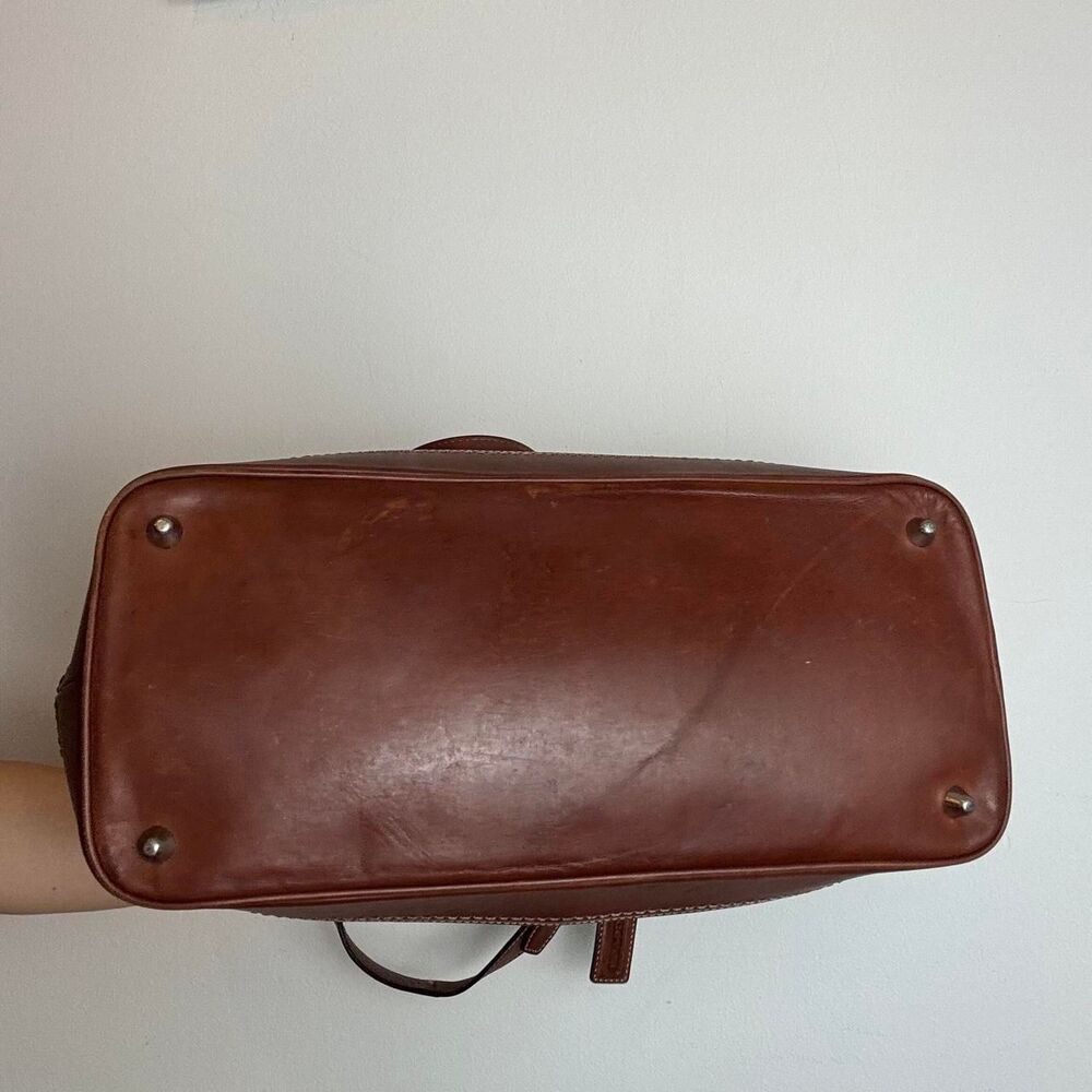 Coach Hampton Vintage Y2K Brown Leather Satchel Bag - Picture 4 of 7